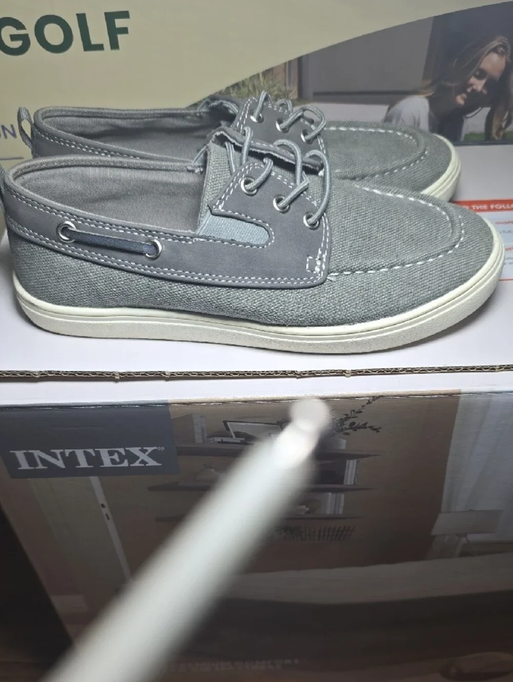 The Children's Place Gray Canvas Lace-Up Sneakers